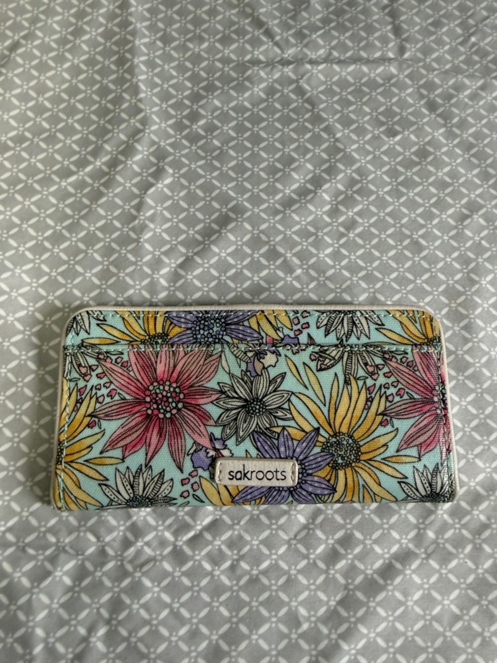 Sakroots Floral Clutch Boho Wallet